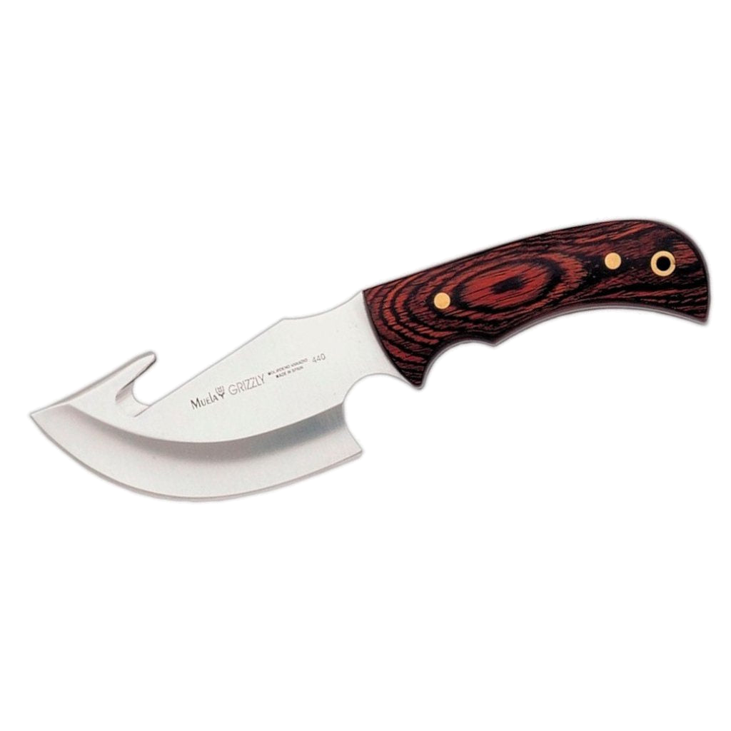 Muela Grizzly 12 R Fixed Blade Hunting Knife with Rubber Handle