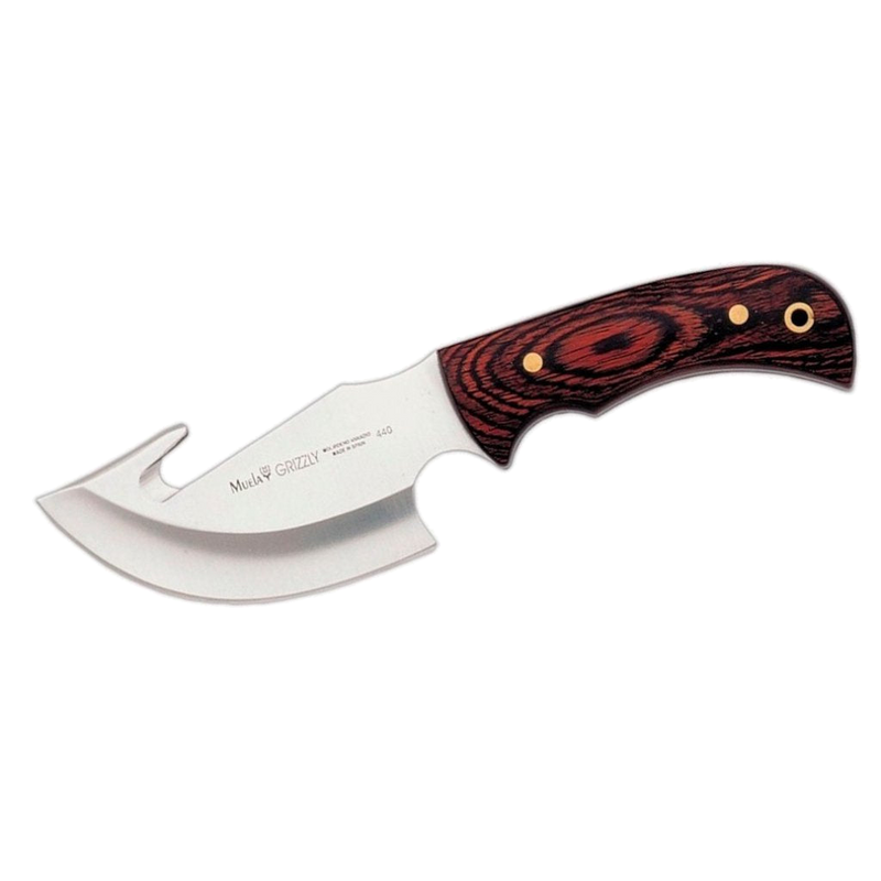Muela Grizzly 12 R Fixed Blade Hunting Knife with Rubber Handle