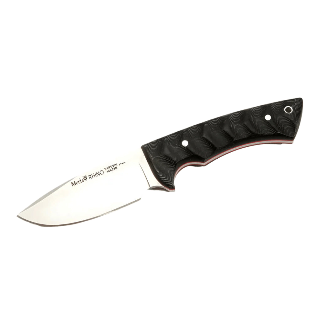 Muela Rhino 10SV-M Black Fixed Blade Hunting Knife