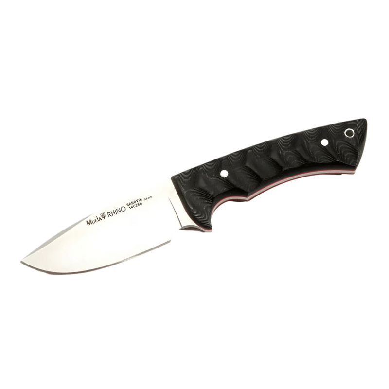 Muela Rhino 10SV-M Black Fixed Blade Hunting Knife