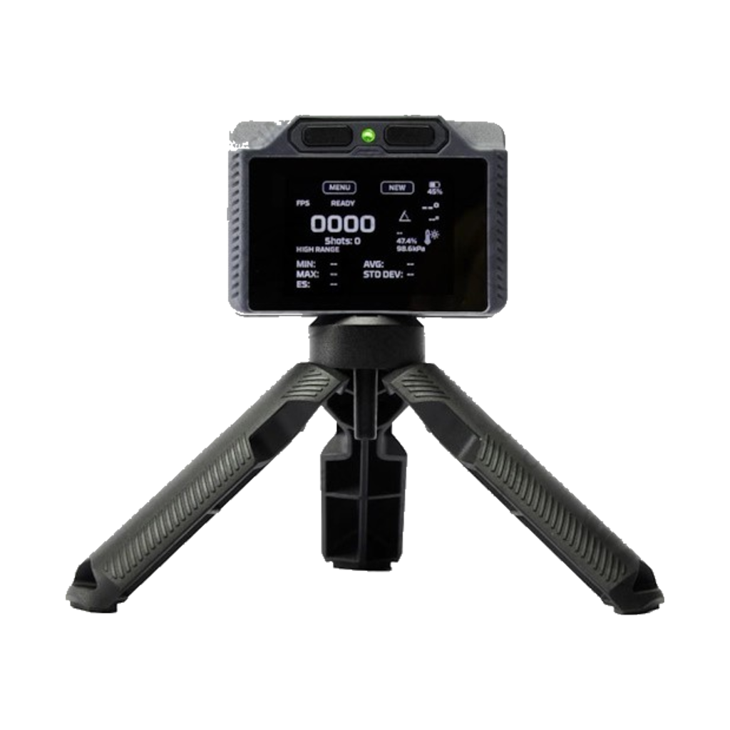 FX Pocket Chronograph Pro front view on tripod