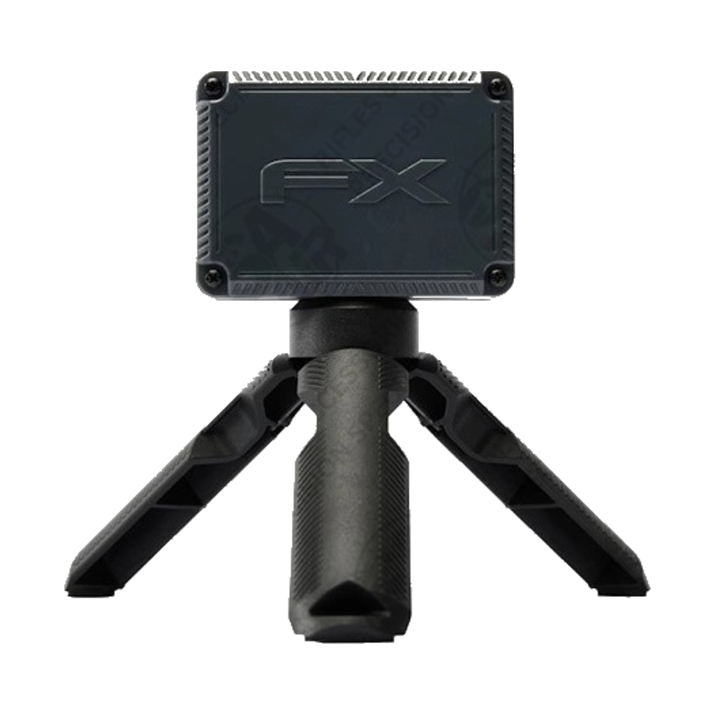 FX Pocket Chronograph Pro rear view on tripod