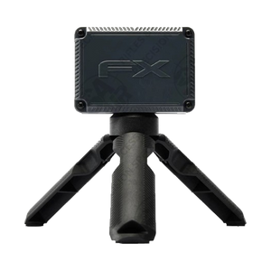 FX Pocket Chronograph Pro rear view on tripod