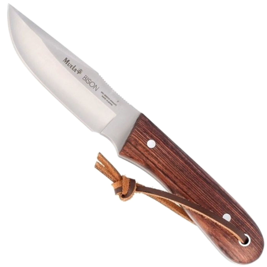 Muela Bison 9NL Fixed Blade Hunting Knife with Stag Handle
