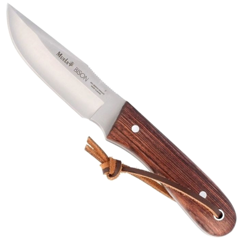 Muela Bison 9NL Fixed Blade Hunting Knife with Stag Handle